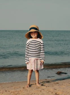 LLK21001_CREAM/NAVY Marini Sweater Knitwear