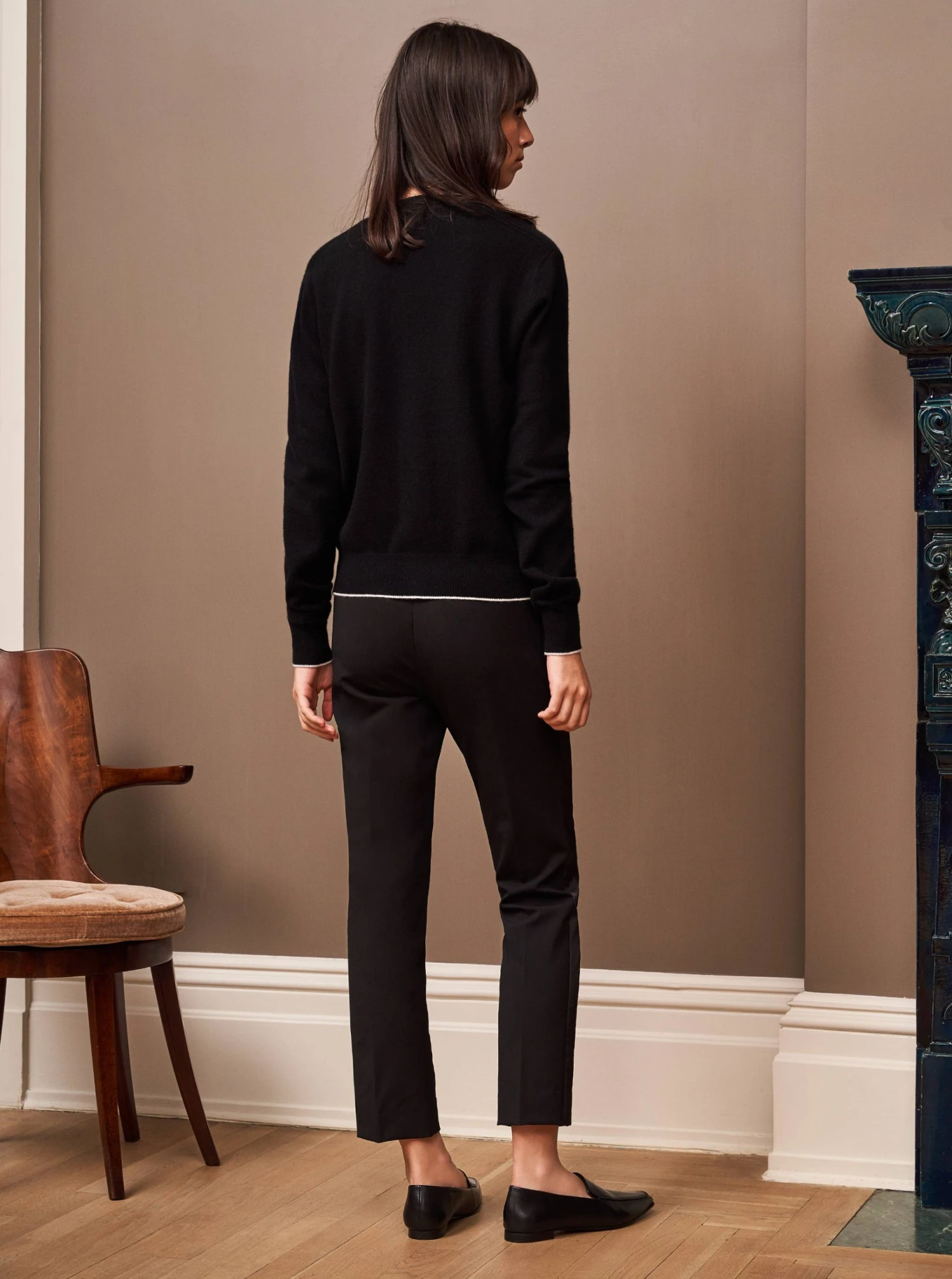 LLC21245_BLACK Neat Cardigan Knitwear 6 LLC21245_BLACK Neat Cardigan Knitwear