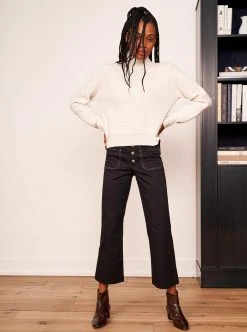 LLC21544_CREAM Honeycomb Mini Mockneck