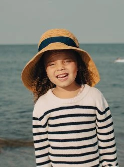 LLK21001_CREAM/NAVY Marini Sweater Knitwear