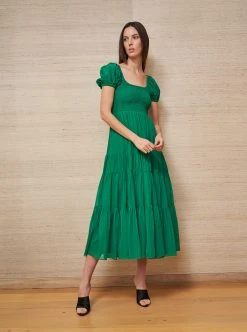 LLC13392_KELLY GREEN Valentina Dress