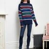 LLC21059_NAVY/RAINBOW Marin Sweater Monogram