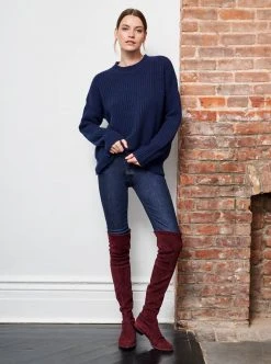 LLC21213_NAVY Toujours Sweater Monogram