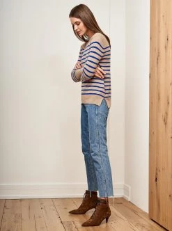 LLC21037_Camel/YK Blue Knitwear AAA Lean Lines Sweater 15 LLC21037_Camel/YK Blue Knitwear AAA Lean Lines Sweater