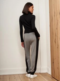 LLC24023_HEATHER GREY/BLACK Pants Avant Jogger