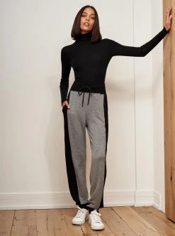 LLC24023_HEATHER GREY/BLACK Pants Avant Jogger