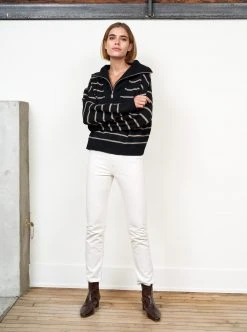 LLC21483_BLACK/TAN Bastien Sweater Monogram 15 LLC21483_BLACK/TAN Bastien Sweater Monogram