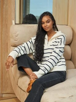 LLC21483_BLACK/TAN Bastien Sweater Monogram 21 LLC21483_BLACK/TAN Bastien Sweater Monogram