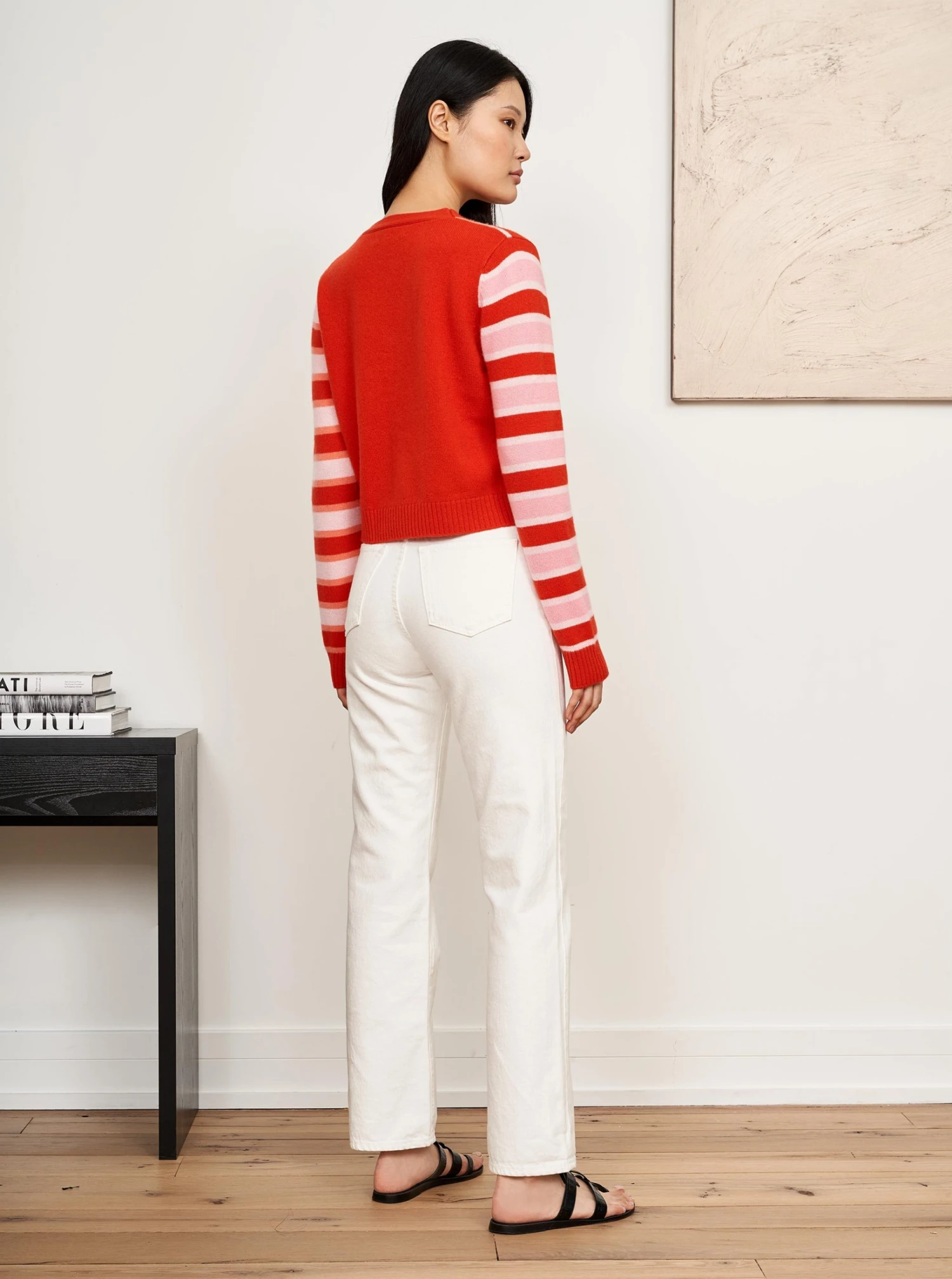 LLC21594_POPPY/FROSTING/GUM/CORAL Block Stripe Cardigan 9 LLC21594_POPPY/FROSTING/GUM/CORAL Block Stripe Cardigan