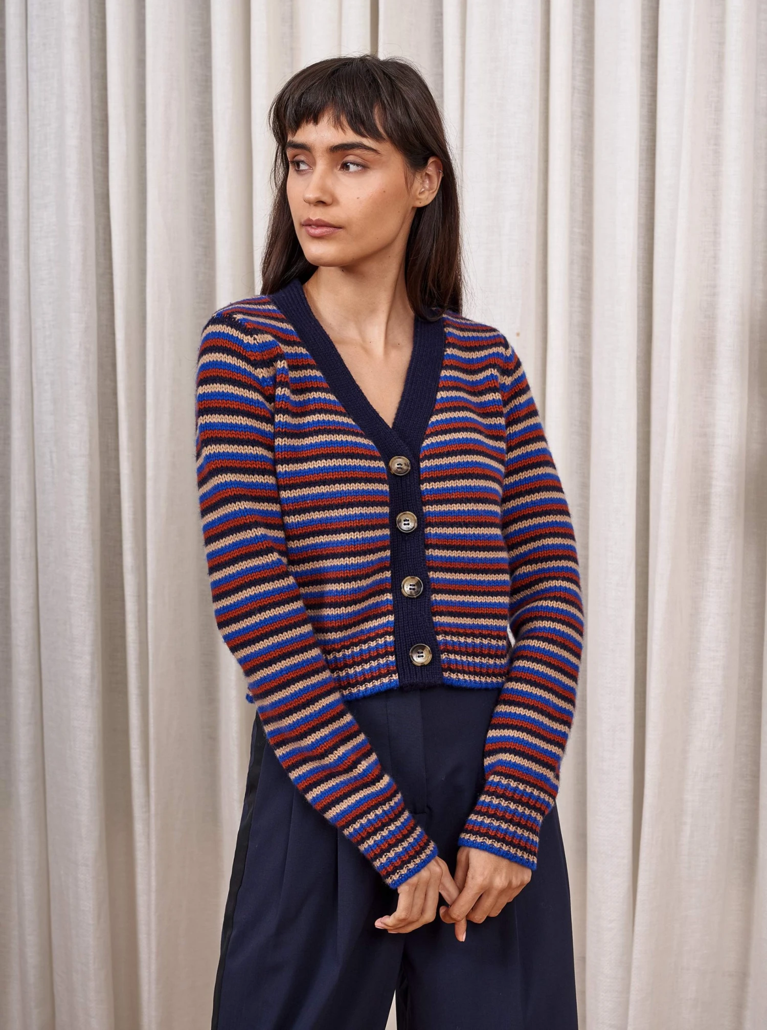 LLC21480_CAMEL/YK/BLUE/NAVY Bonbon Cardigan 4 LLC21480_CAMEL/YK/BLUE/NAVY Bonbon Cardigan