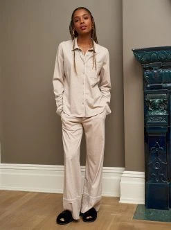 LLC21027/LLC24002_TAN Bonne Nuit Pajamas