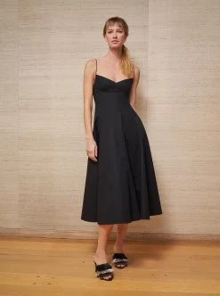 LLC13348_BLACK Camilla Dress