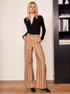 LLC21472_BLACK Fine Line Polo Sweater Knitwear