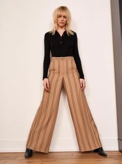 LLC21472_BLACK Fine Line Polo Sweater Knitwear