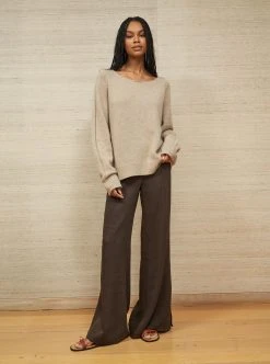 LLC21650_TAN Gaston Sweater