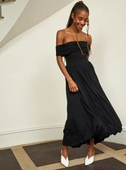LLC13320_BLACK Grace Dress Dresses