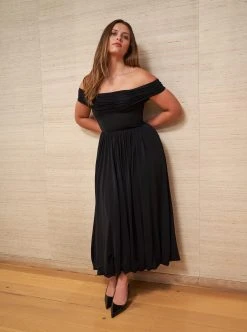 LLC13320_BLACK Grace Dress Dresses