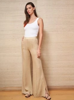 LLC14089_TAN Lizzie Pant Pants
