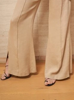 LLC14089_TAN Lizzie Pant Pants