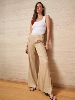LLC14089_TAN Lizzie Pant Pants