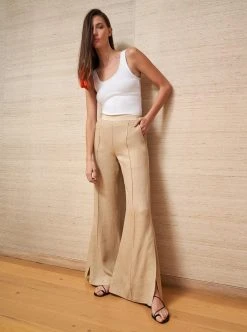 LLC14089_TAN Lizzie Pant Pants