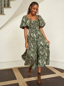 LLC13333_HUNTER/TAN Dresses Lola Dress