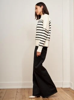 LLC21455_CREAM/BLACK Knitwear Marine Sweater 13 LLC21455_CREAM/BLACK Knitwear Marine Sweater