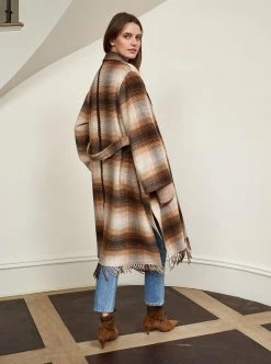 LLC16026 _CHOCOLATE/OAT/RUST Outerwear Mercer Coat 22 LLC16026 _CHOCOLATE/OAT/RUST Outerwear Mercer Coat