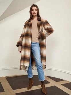 LLC16026 _CHOCOLATE/OAT/RUST Outerwear Mercer Coat 17 LLC16026 _CHOCOLATE/OAT/RUST Outerwear Mercer Coat