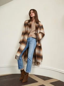 LLC16026 _CHOCOLATE/OAT/RUST Outerwear Mercer Coat 18 LLC16026 _CHOCOLATE/OAT/RUST Outerwear Mercer Coat