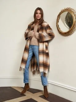 LLC16026 _CHOCOLATE/OAT/RUST Outerwear Mercer Coat 19 LLC16026 _CHOCOLATE/OAT/RUST Outerwear Mercer Coat