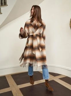 LLC16026 _CHOCOLATE/OAT/RUST Outerwear Mercer Coat 21 LLC16026 _CHOCOLATE/OAT/RUST Outerwear Mercer Coat