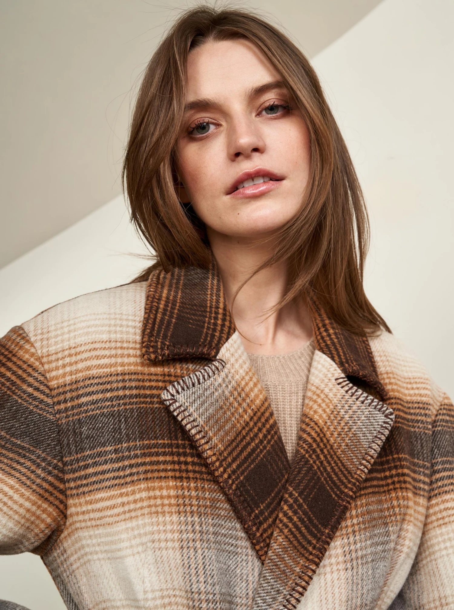 LLC16026 _CHOCOLATE/OAT/RUST Outerwear Mercer Coat 13 LLC16026 _CHOCOLATE/OAT/RUST Outerwear Mercer Coat