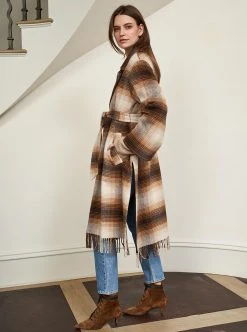 LLC16026 _CHOCOLATE/OAT/RUST Outerwear Mercer Coat 25 LLC16026 _CHOCOLATE/OAT/RUST Outerwear Mercer Coat