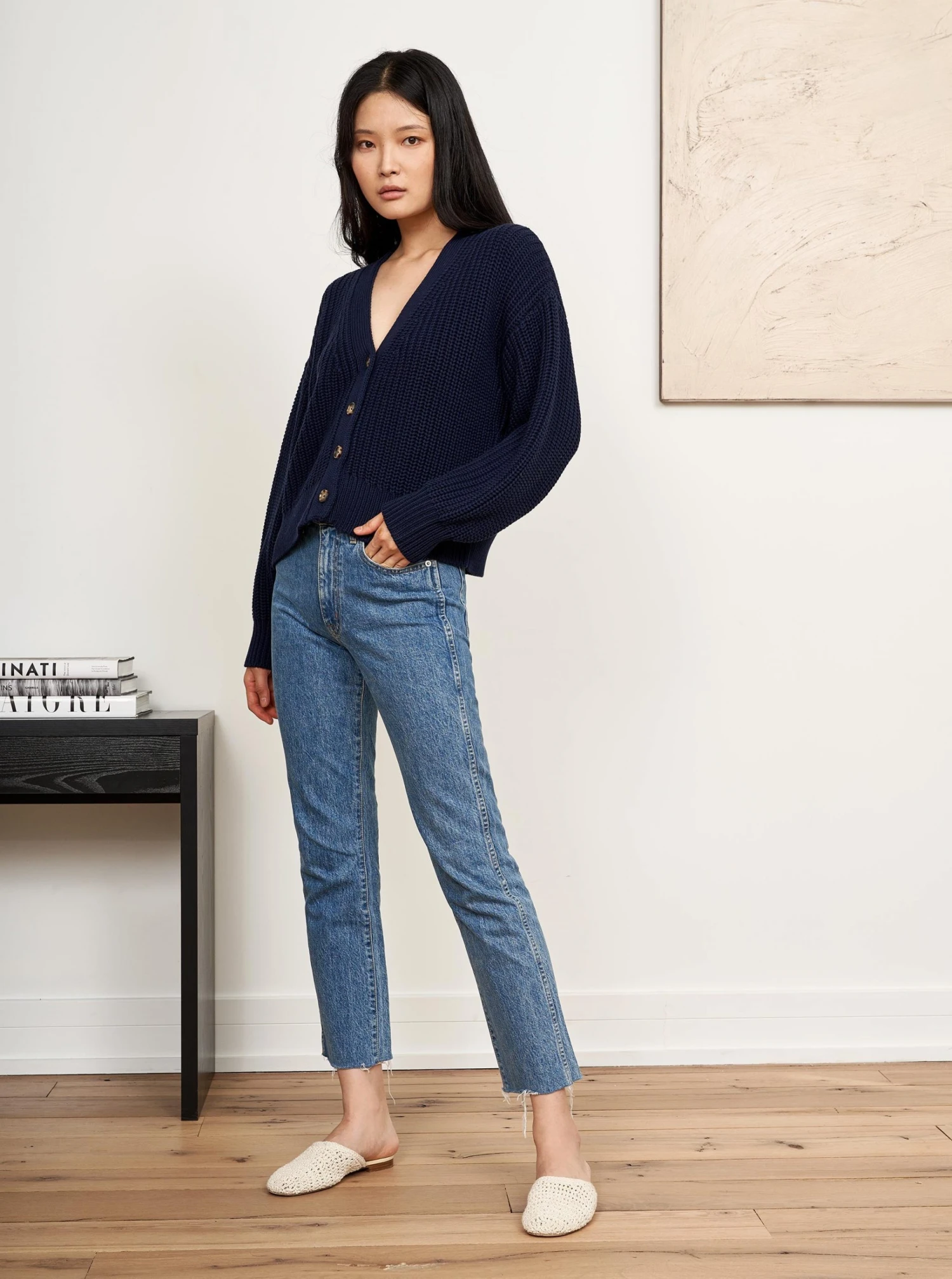 LLC21352_NAVY Knitwear Picnic Cardigan 3 LLC21352_NAVY Knitwear Picnic Cardigan