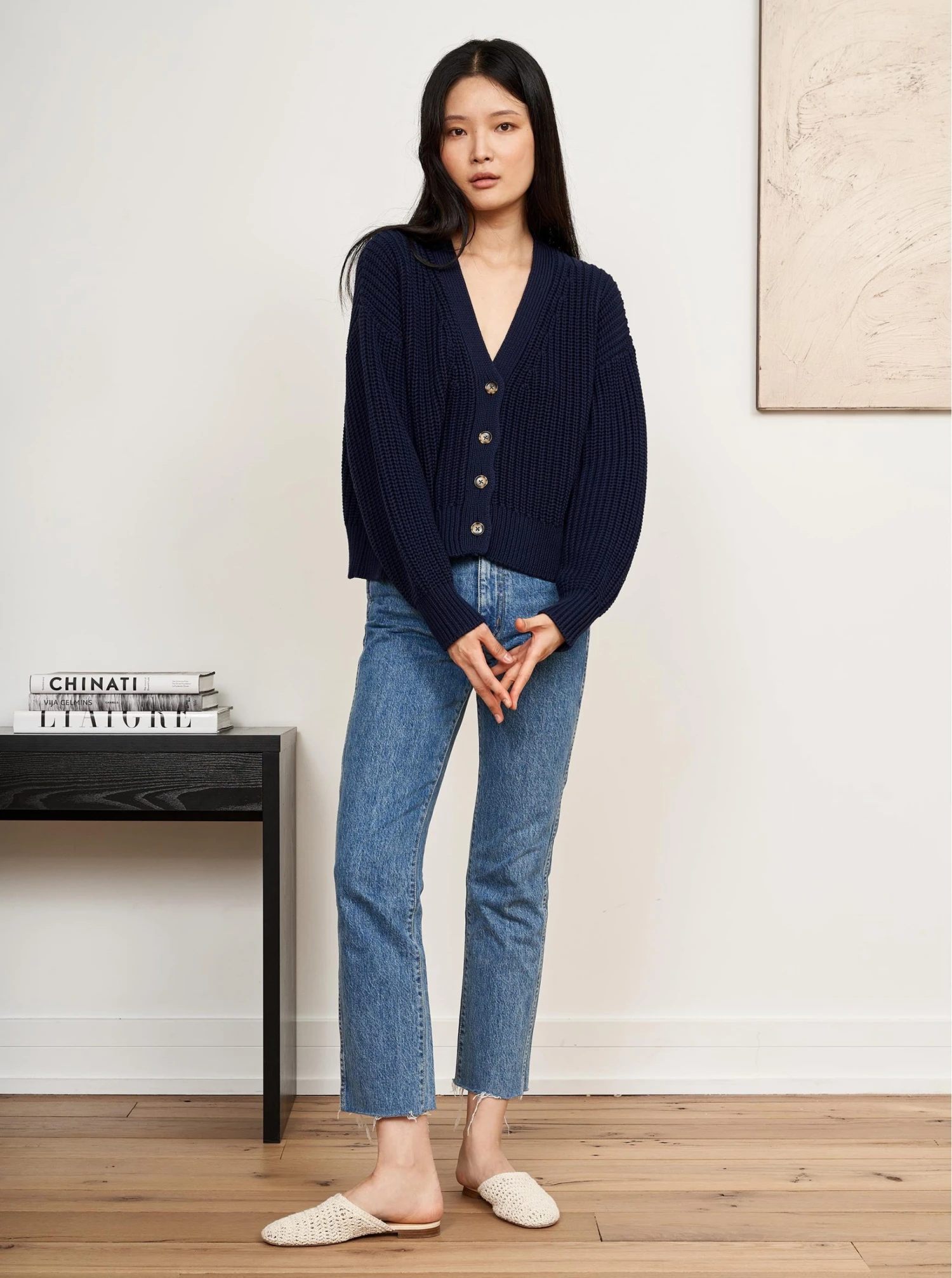 LLC21352_NAVY Knitwear Picnic Cardigan 6 LLC21352_NAVY Knitwear Picnic Cardigan