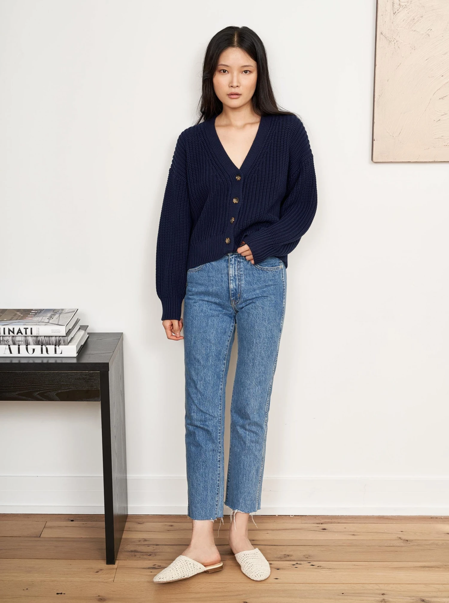 LLC21352_NAVY Knitwear Picnic Cardigan 4 LLC21352_NAVY Knitwear Picnic Cardigan