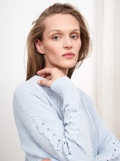 LLC21350_PALE BLUE Picnic Sweater