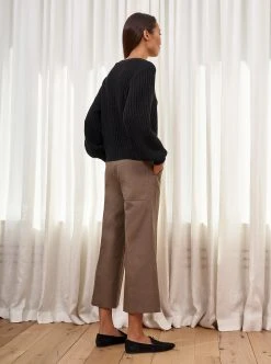 LLC21454_BLACK Provence Cardigan Knitwear