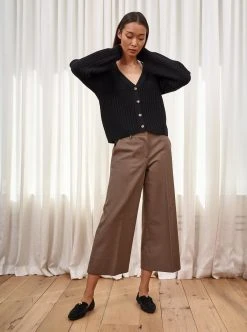 LLC21454_BLACK Provence Cardigan Knitwear