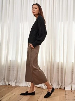 LLC21454_BLACK Provence Cardigan Knitwear