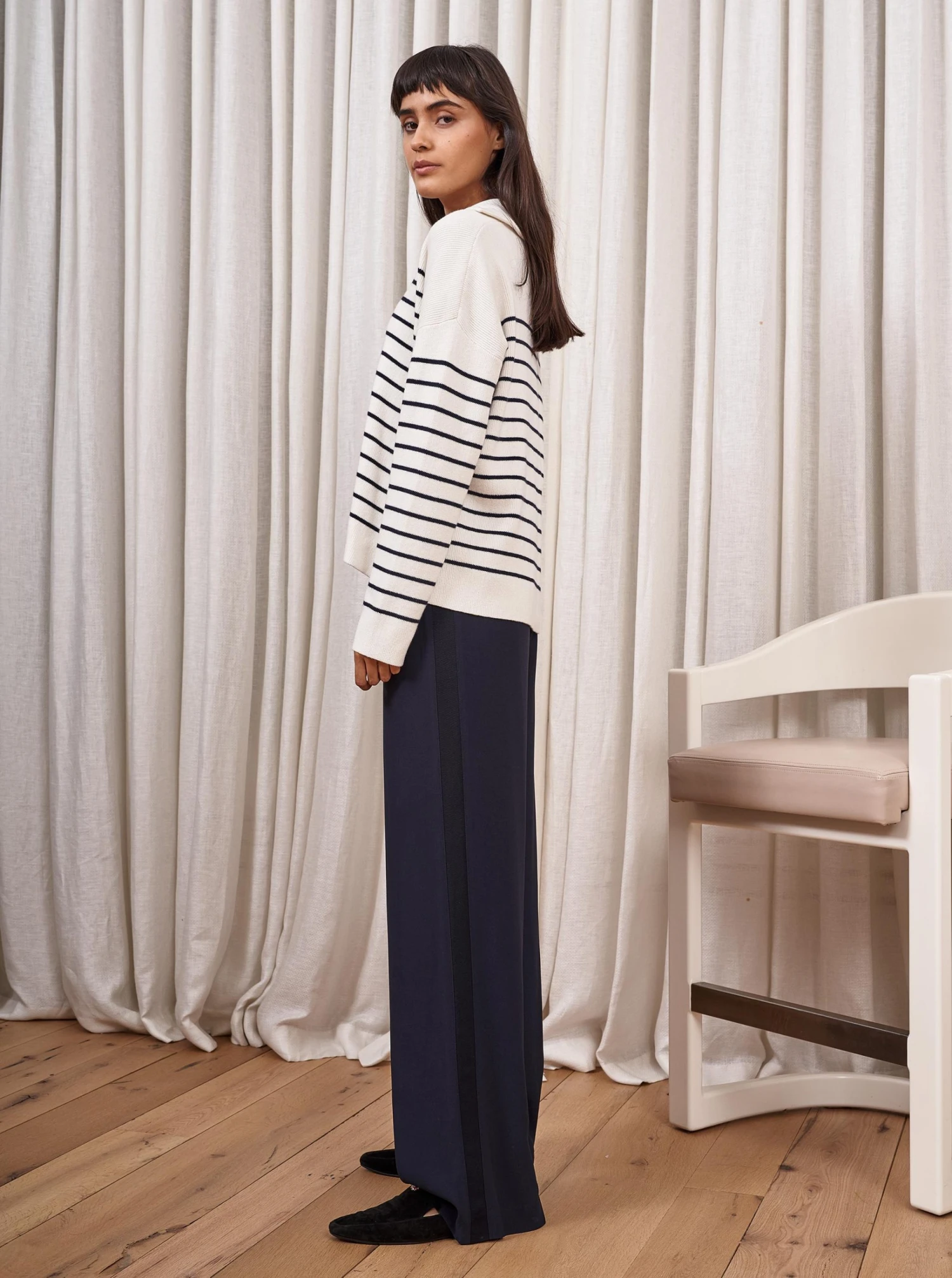 LLC21509_CREAM/NAVY Sailor Sweater 9 LLC21509_CREAM/NAVY Sailor Sweater