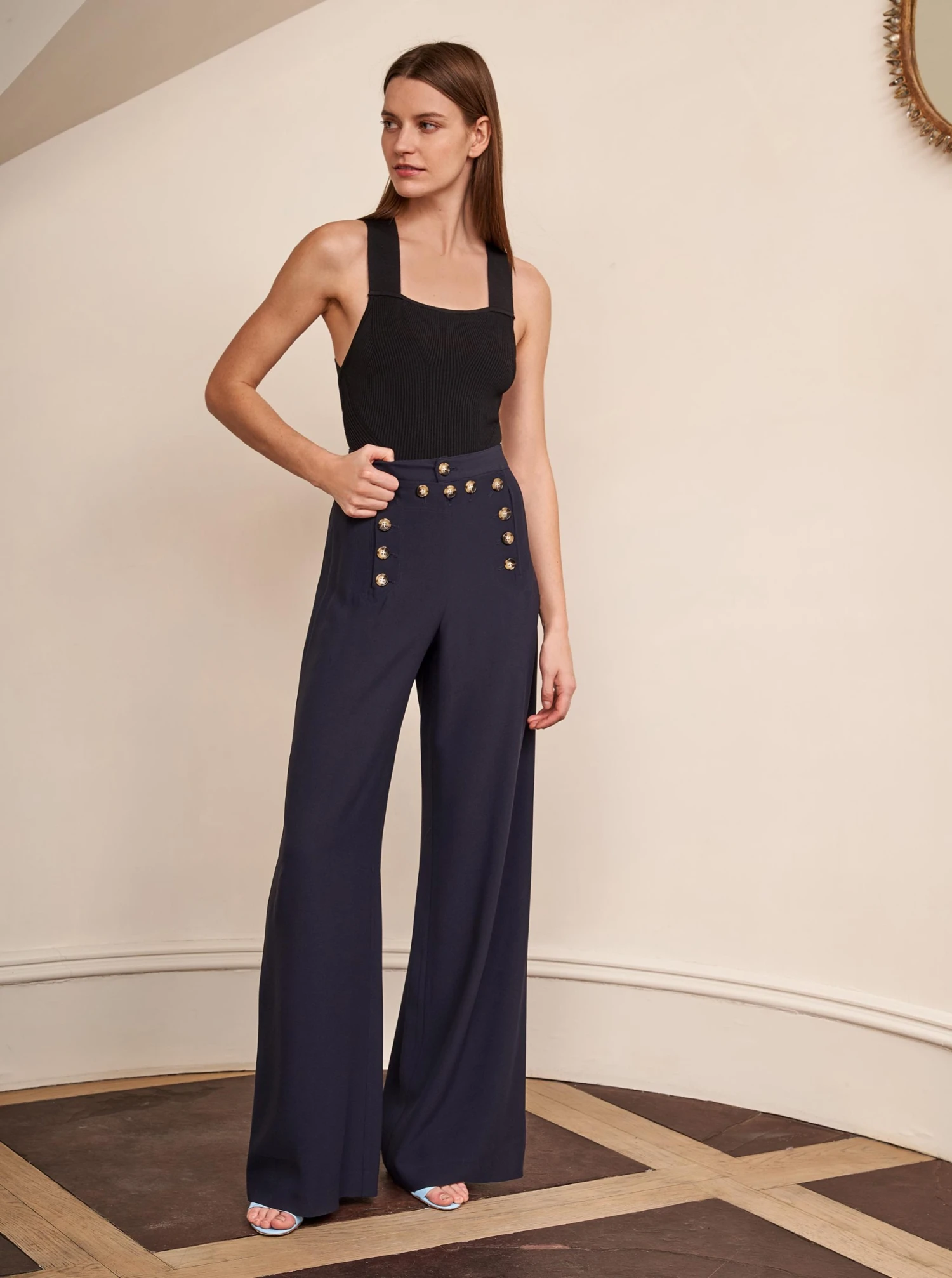 LLC14050_NAVY Pants Saylor Pant 4 LLC14050_NAVY Pants Saylor Pant