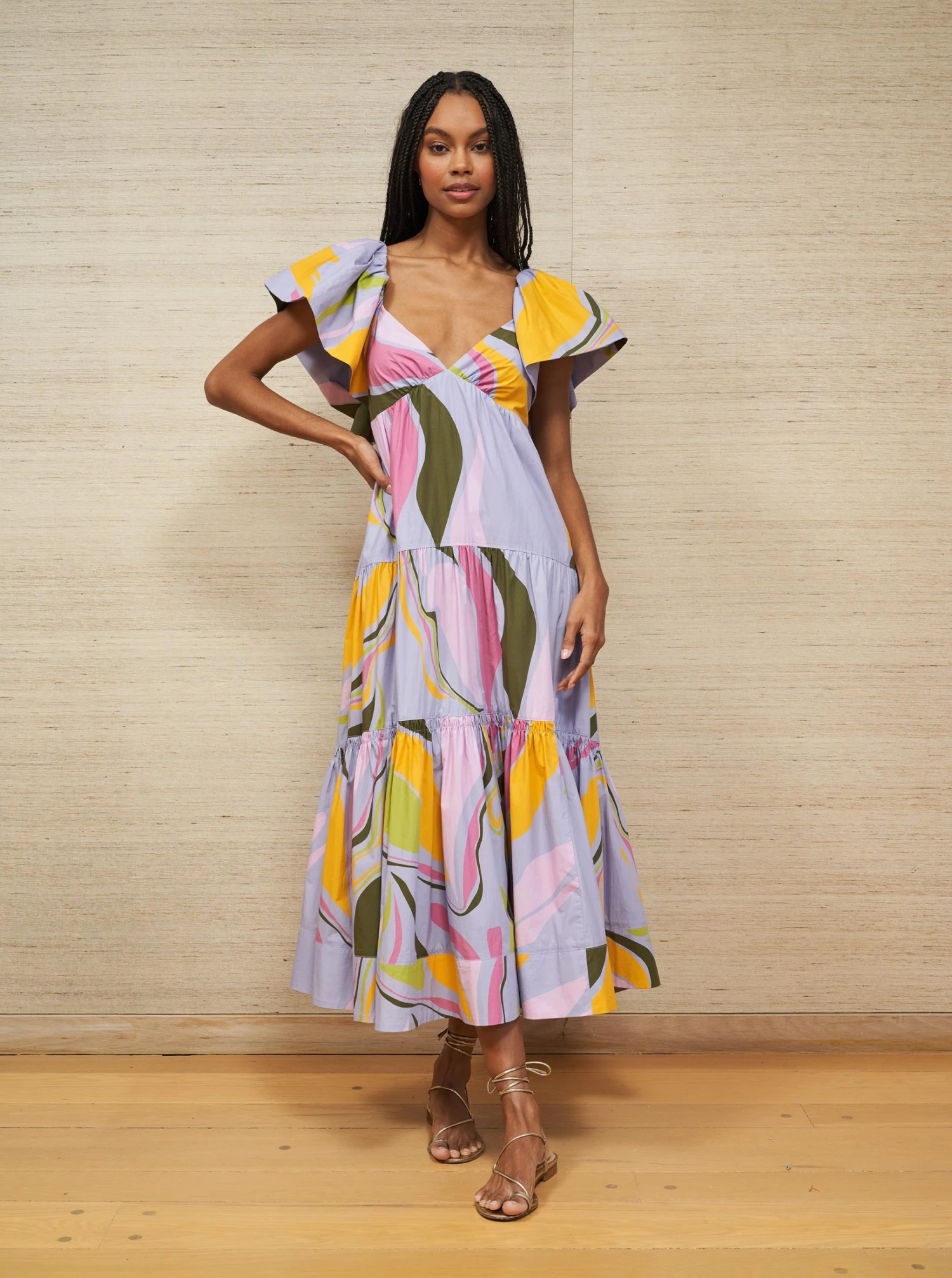 LLC13420_LAVENDER/MULTI Stella Dress 3 LLC13420_LAVENDER/MULTI Stella Dress