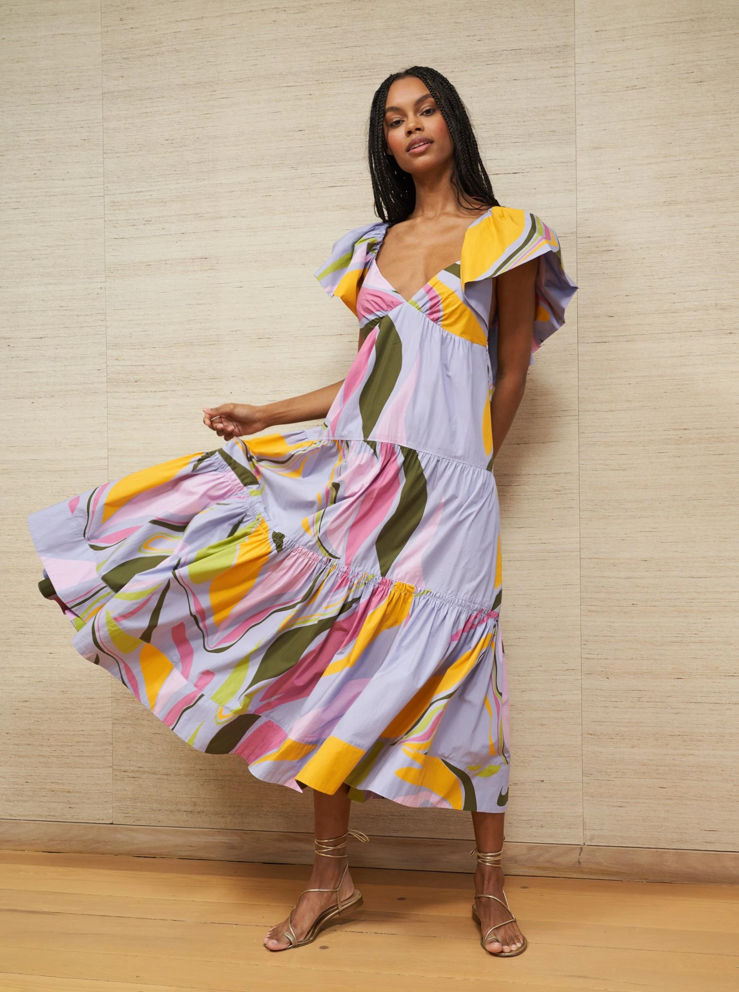 LLC13420_LAVENDER/MULTI Stella Dress 8 LLC13420_LAVENDER/MULTI Stella Dress