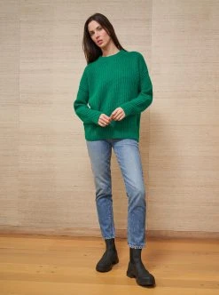 LLC21213_KELLY GREEN Toujours Sweater