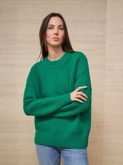 LLC21213_KELLY GREEN Toujours Sweater