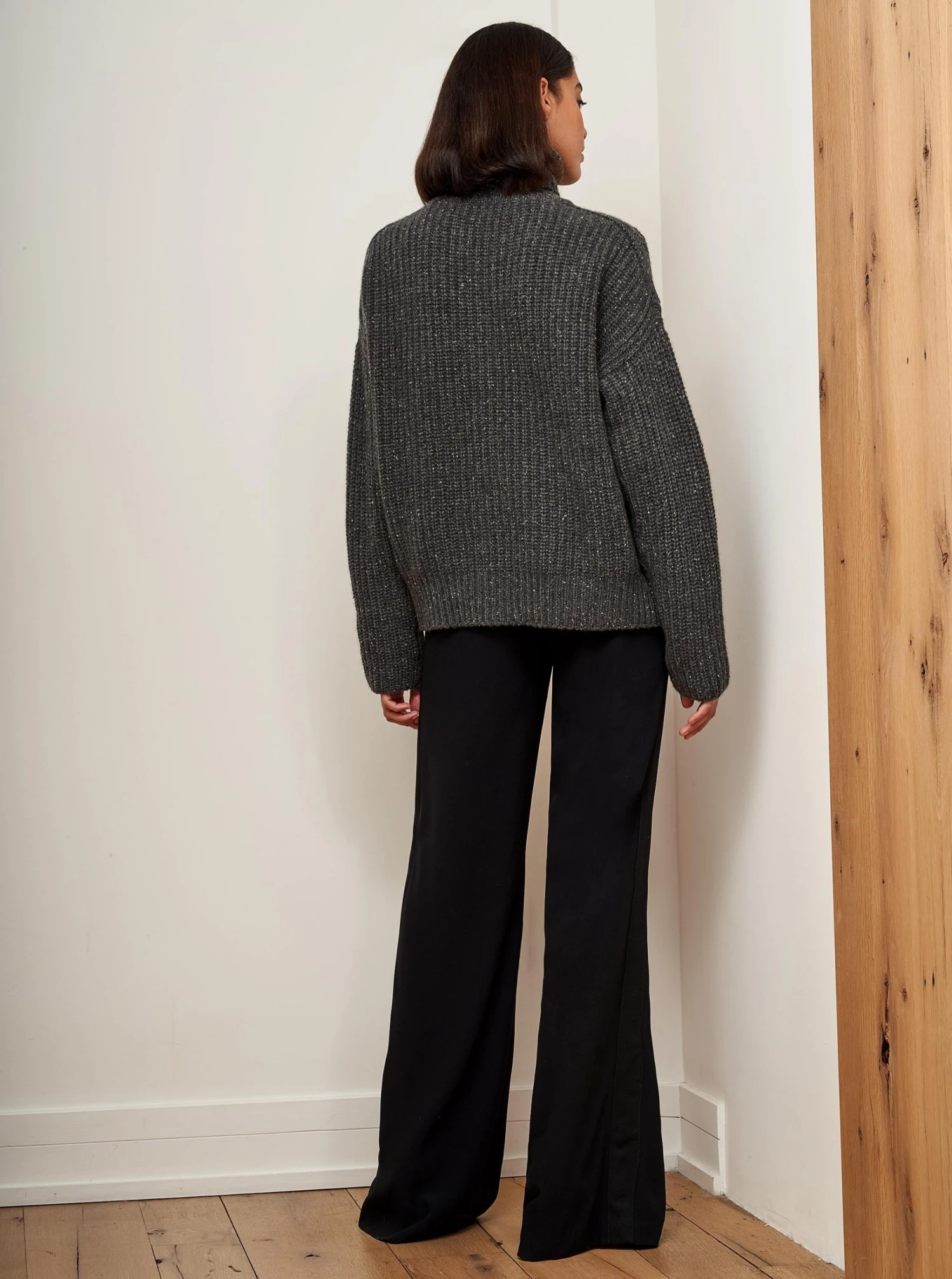 LLC21212_SPECKLED CHARCOAL Toujours Turtleneck 6 LLC21212_SPECKLED CHARCOAL Toujours Turtleneck