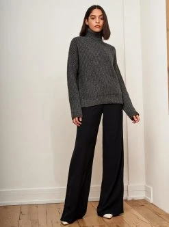 LLC21212_SPECKLED CHARCOAL Toujours Turtleneck 11 LLC21212_SPECKLED CHARCOAL Toujours Turtleneck