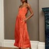 LLC13354_TANGERINE Tracy Dress Dresses
